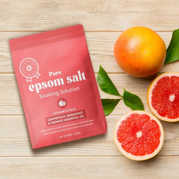 Pure Epsom Salt Soaking Solution - Vitamin Citrus - 3lbs - Picture 6 of 8